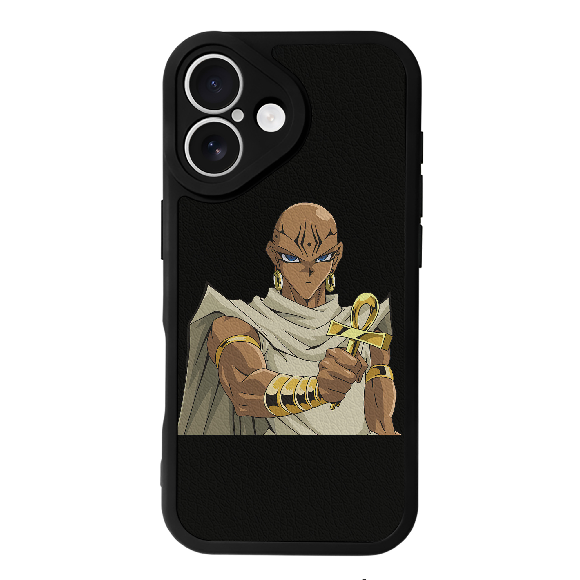 （画像用） 遊☆戯☆王 Yu-Gi-Oh! 【iPhone 16シリーズ対応】シリコンスマホケース（レザー調） 材質：シリコン